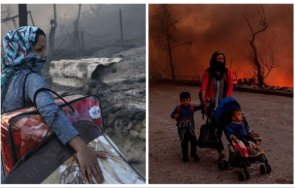 гръцките власти евакуираха жители лесбос заради горски пожар