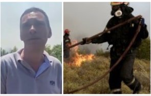 огнен пожар изпепели шест къщи вилната зона изворище видео