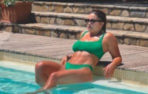 половинката джаферович демонстрира изваяно тяло драстична диета снимка