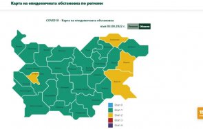 covid картата българия черноморието влезе жълтия етап