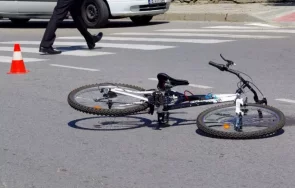 Шофьор блъсна велосипедистка в Бургас