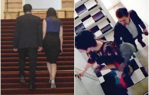 двойният стандарт бтв пусна видеото киро лена стълбите пик парапета