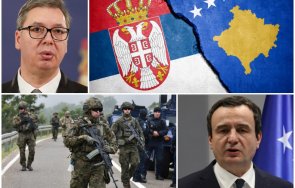 напрежението ескалира сирени въздушна тревога блокада границата сърбия косово