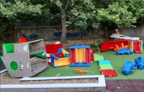 хулигани потрошиха катерушките детска градина