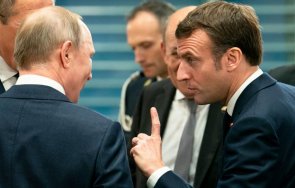 макрон разкритикува путин броени часове проведе телефонен разговор