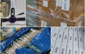 митничари софия задържаха голямо количество китайски контрабандни стоки