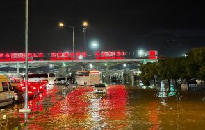 потоп капитан андреево наводни спряха пропускането коли снимки