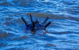 румънски военен кораб удари дрейфуваща мина черно море