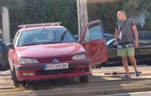 първо пик катастрофа камион кола задръсти кръстовището румънското посолство спря трамваите видео