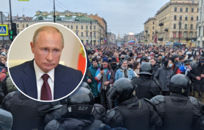 близо 900 задържани протести мобилизацията русия видео