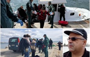 граничен полицай участвал спасяването мигранти бурното море шабла можеше случи лошото