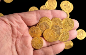 съкровище византийски златни монети открито израел