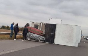 кемпер обърна магистрала тракия