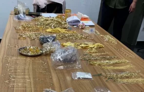 контрабандни златни изделия 140 000 лева задържаха митничaри