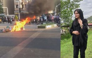 иран полицията стреля хора събрали гроба махса амини