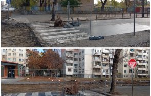 роден гений строители барикадираха улица пловдив дънер нямали пътни знаци снимки