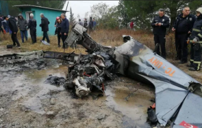 турски учебен самолет разби бурса загинали