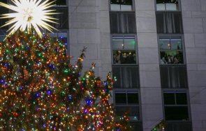 грейнаха светлините коледните елхи центъра рокфелер йорк