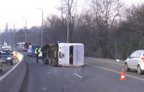 общински автобус катастрофира бургас