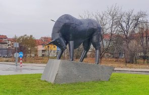 ямбол смеят кметът подари гражданите скулптура бик символ мъжеството оказа кастриран