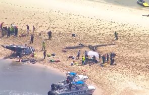 хеликоптери сблъскаха австралия загинаха четирима видео