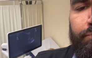 азис ултразвук бебе става трети път татко видео