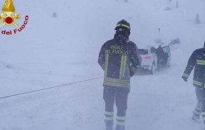 транспортен хаос италия заради обилните снеговалежи