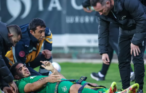 тежък удар лудогорец втори футболист скъсани връзки