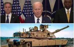 обещаните байдън танкове ейбрамс пристигнат украйна рано края 2023