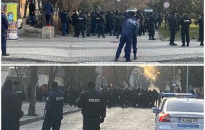 тотална блокада общинския съвет пловдив полиция пази феновете ботев локо снимки