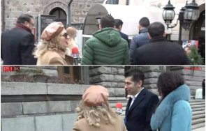 уникално шоу пик вижте соня колтуклиева преследва кирил петков пита поздрави първа свети валентин линда лена видео снимки