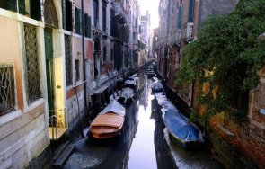 мор каналите венеция почти пресъхнаха