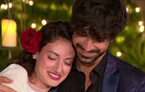 евгени първа страстна целувка една дамите ергенът