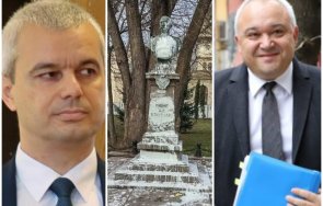 гърми нов скандал костадин възраждане избухна полицията демерджиев прикривала активист хулиганът залял боя изкъртил паметника граф игнатиев варна