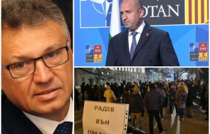 горещо бившият военен министър велизар шаламанов отвори фронт радев кабинета блокират възможностите развитие българия част нато