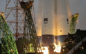 русия изстреля ракета носител военен сателит