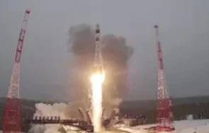 русия изстреля космоса сателит нуждите министерството отбраната