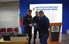 полицията стара загора получи модерни оръжия