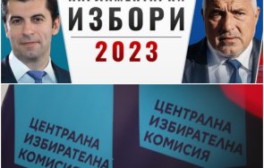 цик последни данни 7164 обработени протоколи герб сдс дърпа води 2633 шест партии влизат парламента графика