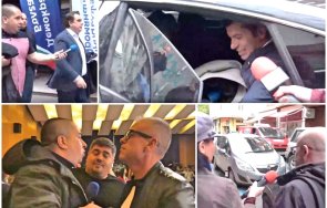 супер екшън пик вижте гавазите изхвърлят журналиста караколев киро асен радан мълчат партизани пик видео