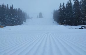 пролетен сняг затрупа страната снимки
