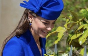 кейт мидълтън разби пух прах кралския етикет великденската служба видео снимки