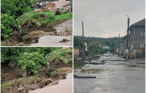 потоп мощен порой отнесе улици свищовско село снимки
