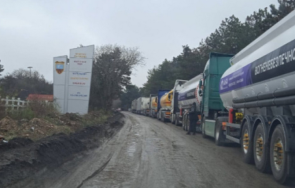 километрична опашка камиони кардам