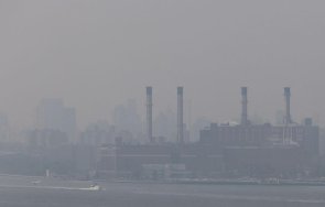 димът канадските пожари превзема сащ видео