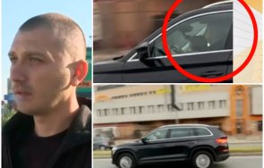 шофьор такси дрифтира провокативно автобусна спирка русенско