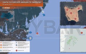руснаците ударили змийския остров черно море бомби фаб 500
