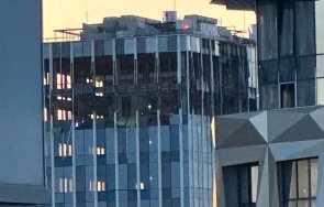 дрон удари сгради бизнес център москва