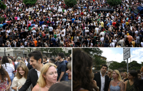 киро заведе линда едната дъщеря протеста снимки