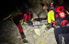 спасителна акция цялата нощ турист пострадал пирин